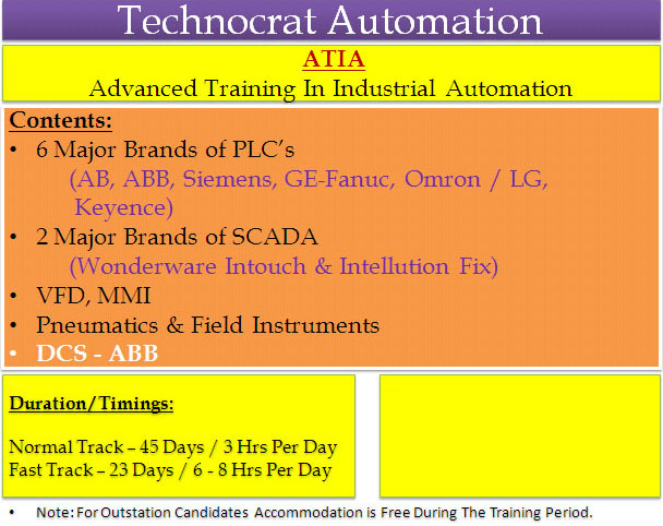 We offer the best PLC training which is also flexible